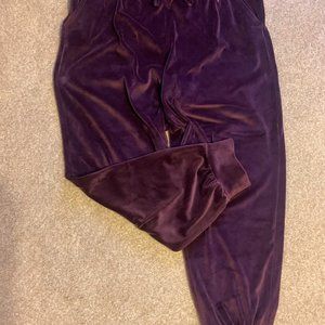 Victoria's Secret Velour jogger, size L